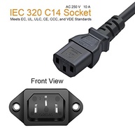 Pacote com 10 Adaptadores de Tomada IEC 320 C14 250V 10A - Conexão Segura e Profissional - imagem 3