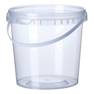 Conjunto de 10 Baldes com Tampa e Lacre 3,2L em Polipropileno Transparente - Ideal para Armazenamento Seguro e Prático - imagem 3