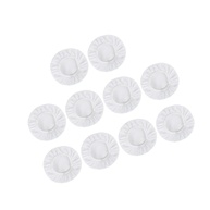 10 Almofadas Microfibra 9-10" Brancas Laváveis para Polimento e Enceramento de Carro - imagem 1