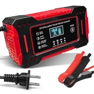 Carregador Inteligente 12V com Display LCD: Revitalize Baterias de Carro, Moto e Caminhão - imagem 2