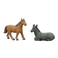 Presépio de Animais 13 Peças 7cm - Enfeite Natalino Religioso com Detalhes Realistas - imagem 4