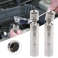 Conjunto de Soquete para Vela de Ignição 14mm e 16mm - Ferramenta Universal 3/8" - imagem 1