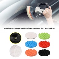 Kit 9PCS Almofadas de Polimento 150mm - Conforto e Brilho para Carro e Barco - imagem 4