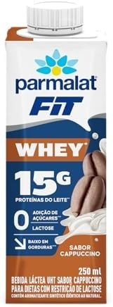 Parmalat Fit Bebida Proteica Cappuccino 15g de Proteína 250mL – 18 Unidades - imagem 3