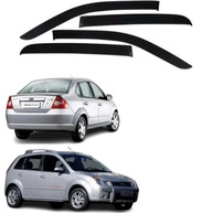 Calha de Chuva Adesiva Fumê para Ford Fiesta 2ª Geração (2002-2014) - Proteção e Estilo - imagem 2