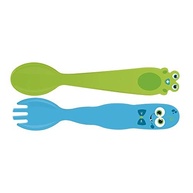 Conjunto de Talheres Infantil Tramontina 23799194 - 2 Peças Coloridas em Aço Inox - imagem 2