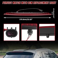 Terceira Luz de Freio LED ZONFANT FA1Z-13A613-AB para Lincoln MKX 2016-2018 - Segurança e Estilo - imagem 5