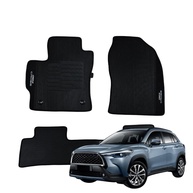 Jogo de Tapetes Automotivos Emborrachados Premium para Corolla Cross (2020-2024) - 3 Peças - imagem 1