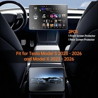 Protetor de Tela Tesla Model S/X 2023-2025 | Vidro Temperado 9H Anti-reflexo com Kit de Alinhamento - imagem 3
