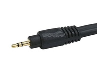 Cabo P2 para 2 RCA Monoprice Premium 22AWG - Conexão Estéreo de Alta Fidelidade 4.5m (Preto) - imagem 4