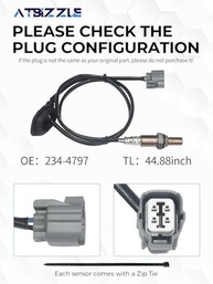 Sensor de Oxigênio O2 234-4797 Downstream para Honda Accord & Acura TSX - Precisão e Durabilidade Garantidas! - imagem 3