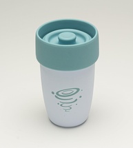 Copo de Treinamento em Silicone 360º 240ml Twibex Azul - Seguro, Antivazamento e Livre de BPA - imagem 1