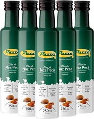 Kit 5 Óleo de Noz Pecã Extra Virgem Pazze 250ml - imagem 1