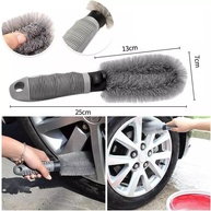 Escova Tipo Pepino 25cm: Limpeza Profissional e Detalhada de Rodas Automotivas - imagem 2