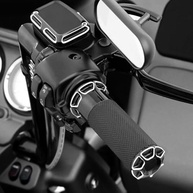 Punhos de Borracha Antiderrapantes 2,5cm para Harley Davidson - Conforto e Controle Total - imagem 5