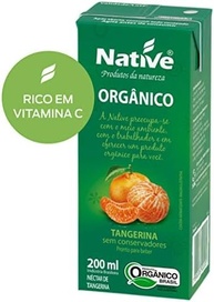Pack Néctar de Tangerina Orgânico Native - Caixa com 27 unidades de 200ml - imagem 2