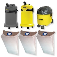 3 Sacos Refil Coletor de Papel Descartável para Aspirador Karcher - Compatibilidade NT181, NT20/1, A2103, A2104 - imagem 1