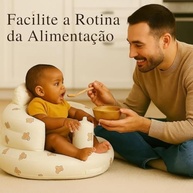 Assento Inflável para Bebê com Design Urso - Conforto e Segurança de 3 a 36 Meses - imagem 4