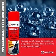 Impermax Repelente de Água para Tecidos e Estofados 300ml - Wurth | Proteção Contra Manchas e Respingos - imagem 4
