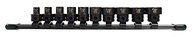 Kit 10 Soquetes de Impacto Nano Perfil Baixo Astro Pneumatic 1/4" a 3/4" SAE (Modelo 78310) - imagem 2