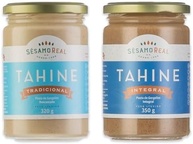 Kit 1 Tahine Tradicional 320g 1 Tahine Integral 350g Sésamo Real Pasta de Gergelim - imagem 3