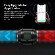 Ventilador de Duto AeroZesh G6 388 CFM - Controle Inteligente PWM para Cultivo Indoor - imagem 5