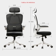 Cadeira de Escritório Ergonômica 3D Plus com Apoio de Braços - Conforto Premium para Home Office - imagem 3