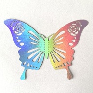Adesivos de Parede 3D Borboleta Colorida - Decoração Removível para Quarto, Escritório e Festas - imagem 5
