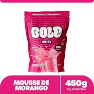 WHEY PROTEIN 3W - BOLD WHEY (450g) - Sabor: Mousse de Morango - imagem 3