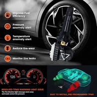 Sensor de Pressão de Pneu 4 Peças para Ford Mustang (2015-2023) - Segurança e Desempenho Garantidos - imagem 4