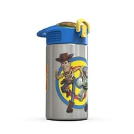 Garrafa de Água Toy Story 4 Buzz & Woody 450ml - Com Canudo e Tampa de Ação com Uma Mão - imagem 5