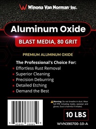 Meio de Jateamento de Óxido de Alumínio 80 - 4,5 kg | Solução Premium para Limpeza e Acabamento Profissional - imagem 5