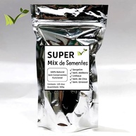 Mix de Sementes Naturais (Abobora Girassol Chia Linhaça Gergelim) - 500g total - imagem 1
