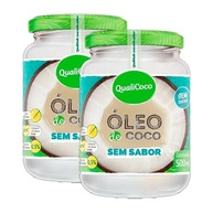 Kit 2X: Óleo de Coco Sem Sabor Qualicoco 500ml - imagem 1