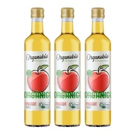 Kit 3 Vinagre De Maçã Orgânico Acidez 4,2% Organobío 500ml - imagem 2