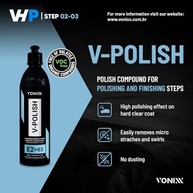 Vonixx V-Polish: Polidor de Refino Premium para Acabamento Impecável (500ml) - imagem 3