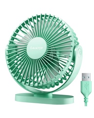 Ventilador de Mesa USB Gaiatop 5,5" Silencioso 3 Velocidades Verde - imagem 1