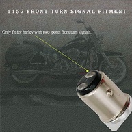 Luz de Seta LED 1157 Bullet 5cm com Lente Fumê para Harley Davidson - DTR2017 - imagem 5