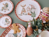 Conjunto de 6 Pratos Rasos Encanto Natalino – Alleanza | Decore sua Mesa com Estilo e Tradição - imagem 5