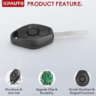Chave de Substituição NPAUTO para BMW 3, 5, 6, 7 Series - Controle Remoto Keyless Entry com Chip ID44 315MHz - imagem 5
