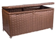 Baú Organizador de Fibra Sintética 70x40x40 cm – Ideal para Roupas, Brinquedos e Decoração - imagem 2