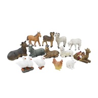 Presépio de Animais 13 Peças 7cm - Enfeite Natalino Religioso com Detalhes Realistas - imagem 1