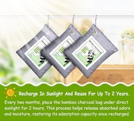 Elimine Odores com Absorvedor de Carvão Ativado Nature Fresh - Kit 8 Unidades - imagem 5