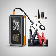 Carregador Portátil 8000mAh: Compressor de Ar, Power Bank e Luz de Emergência - imagem 1
