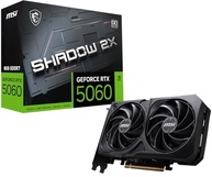 Placa de Video MSI RTX 5060 Shadow 2X OC, 8GB, GDDR7-912-V537-037 - imagem 1