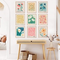 Conjunto de 9 Pôsteres de Arte de Parede Florais | Decoração Moderna 30x40cm - imagem 3