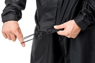 Capa de Chuva de Nylon com Gola PANTANEIRO 1000, Conjunto Impermeável para Motociclista, Preto, Jaqueta e Calça de Chuva com Faixa Refletiva, para Uso Externo - imagem 5