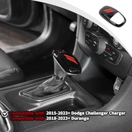 Acabamento Premium para Botões de Câmbio JWWY - Dodge Challenger, Charger e Durango (Vermelho) - imagem 4