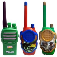 Walkie Talkie Infantil M5 Armarinhos: Brinquedo de Rádio Comunicador Premium para Crianças (Policia, Bombeiro, Exército) - imagem 2