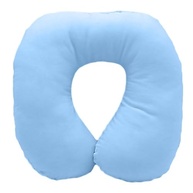 Almofada de Pescoço Bebê Happy Line Azul Claro - Conforto e Segurança para Crianças de 0 a 2 Anos - imagem 2